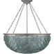 Quorum 20 Light 50 inch Silver Leaf Chandelier Ceiling Light, Large