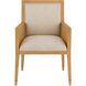 Santos Sea Sand/UV Liller Malt/Satin Brass Armchair