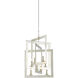 Middleton 8 Light 20 inch Contemporary Silver Leaf Chandelier Ceiling Light, Small