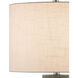 Lofitt 29.75 inch 150.00 watt Gray/Clear Table Lamp Portable Light