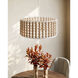 Holcroft 6 Light 32.25 inch Sandstone/Sugar White Chandelier Ceiling Light