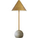 Journey 20 inch 1.50 watt Natural/Antique Brass Cordless Table Lamp Portable Light