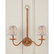 Plume Stone and Ivory 6 inch Tapered Chandelier Shade
