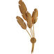 Tropical 4 Light 19.5 inch Vintage Brass Wall Sconce Wall Light