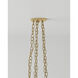 Forest Light 10 Light 62 inch Washed Lucerne Gold/Natural Chandelier Ceiling Light, Aviva Stanoff Collection
