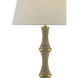 Bourgeon 66 inch 150 watt Natural and Contemporary Gold Leaf Floor Lamp Portable Light