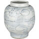 Ming-Style Countryside 14.5 X 13 inch Preserve Pot, Large