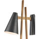 Duet 63.5 inch 9 watt Oil Rubbed Bronze/Antique Brass Floor Lamp Portable Light