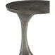 Ishaan 24 X 13 inch Black Nickel Accent Table