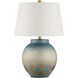 Dawning 23 inch 150.00 watt Yellow/Blue Table Lamp Portable Light
