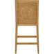 Santos 40 inch Sea Sand/UV Liller Malt/Satin Brass Counter Stool