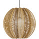 Barbary 1 Light 33.25 inch Black Outdoor Pendant