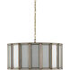Daze 3 Light 24 inch Antique Brass/White Pendant Ceiling Light, Large