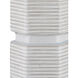 Glebe 28.5 inch 150 watt White and Beige and Light Blue and Antique Brass Table Lamp Portable Light