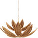 Cubana 8 Light 40.25 inch Natural/Coco Cream Two-Tier Chandelier Ceiling Light