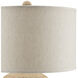 Kavala 33 inch 150 watt Natural Table Lamp Portable Light, Barry Goralnick Collection
