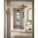 Brussels 6 Light 36 inch French Black/Contemporary Gold Pendant Ceiling Light