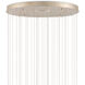 Pepper 36 Light 37.25 inch Painted Silver/Nickel Multi-Drop Pendant Ceiling Light