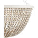 Wychwood 6 Light 32 inch Sugar White/Sandstone/White Chandelier Ceiling Light