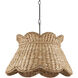 Annabelle 1 Light 24.25 inch Natural Pendant Ceiling Light, Large, Suzanne Duin Collection