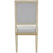 Ines Ivory and Antique Gold and Mixology Moonstone Chair