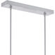 Valerio 6 Light 48 inch Silver Leaf Chandelier Ceiling Light