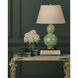 Eau de Nil 28.25 inch 150 watt Green/Textured Antique Gold Leaf Table Lamp Portable Light