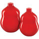 Bittersweet 11 X 7.5 inch Peking Double Gourd Vase, Medium