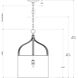 Dunning 1 Light 15.5 inch Blacksmith Pendant Ceiling Light
