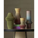 Green Plisse 14.25 X 8.5 inch Vase, Large