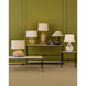 Zebulon 25.5 inch 150.00 watt Clear with Gold Speckles/Contemporary Gold Leaf Table Lamp Portable Light