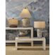 Boudoirs 27.5 inch 150 watt Dark Gray/Off-White Table Lamp Portable Light