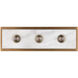 Berdine 3 Light 5 inch Antique Brass Bath Bar Wall Light