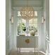 Secret Garden 4 Light 30 inch Clear/Contemporary Gold Leaf/Contemporary Gold Orb Chandelier Ceiling Light