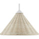 Basket 25.75 inch 40 watt White and Bleached Natural Swing-Arm Wall Sconce Wall Light