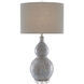 Idyll 30.5 inch 150 watt Gray and Blue and Taupe and Clear Table Lamp Portable Light