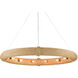 Portmeirion 12 Light 50 inch Satin Black Chandelier Ceiling Light, Large