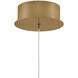 Clio 1 Light 6 inch Rose/Brass Pendant Ceiling Light