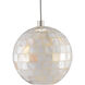 Finhorn 7 Light 16 inch Painted Silver/Pearl Multi-Drop Pendant Ceiling Light
