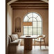 Partita 3 Light 28.25 inch Saddle Tan Pendant Ceiling Light