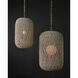Cocoon 1 Light 21 inch Cream/Vanilla/White Pendant Ceiling Light, Large
