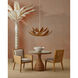 Cubana 8 Light 40.25 inch Natural/Coco Cream Two-Tier Chandelier Ceiling Light