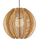 Barbary 1 Light 33.25 inch Black Outdoor Pendant