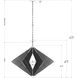 Shizen 3 Light 47 inch Hiroshi Gray Chandelier Ceiling Light, Hiroshi Koshitaka Collection