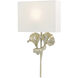 Gingko 1 Light 14 inch Distressed Silver Leaf ADA Wall Sconce Wall Light
