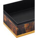 Casey 11 inch Natural/Brass/Black Box