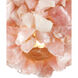 Clio 1 Light 6 inch Rose/Brass Pendant Ceiling Light