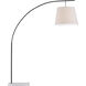 Cloister 87 inch 75 watt Oil Rubbed Bronze and White Floor Lamp Portable Light, Large