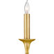 Nottaway 2 Light 40 inch Contemporary Gold Leaf Chandelier Ceiling Light