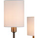 Archetype 8 Light 32.5 inch Statuary Bronze/Antique Brass Chandelier Ceiling Light